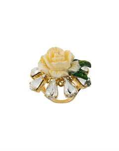 Кольцо в форме розы с кристаллами Dolce&gabbana