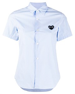 Рубашка с короткими рукавами и логотипом Comme des garcons play