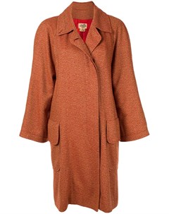 Однобортное кашемировое пальто pre owned Hermès