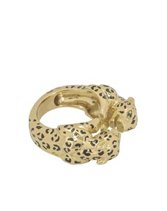 Кольцо Panthere pre owned из желтого золота с эмалью Cartier
