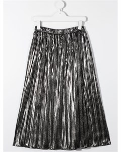 Плиссированная юбка с эффектом металлик Dondup kids