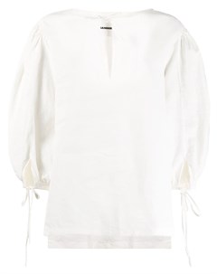Блузка оверсайз с длинными рукавами Jil sander