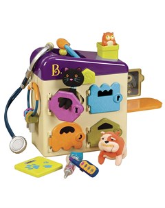 Набор игровой Ветеринарная клиника с фиолетовой крышкой B.toys