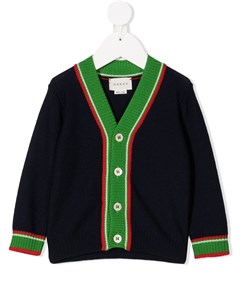 Кардиган с отделкой Web Gucci kids