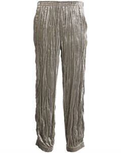 Зауженные брюки со складками Emporio armani