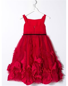 Платье Marigold с оборками Marchesa notte mini