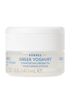Крем дневной успокаивающий и интенсивно увлажняющий с пробиотиками и йогуртом для сухой кожи 40 мл Korres