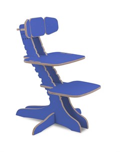 Растущий детский стул Ergosmart синий Kandle