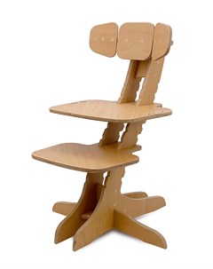 Растущий детский стул Ergosmart Beech Цвет сиденья и спинки стула Бук Цвет каркаса Бук Kandle