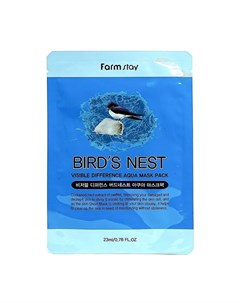 Тканевая маска Visible Difference Bird s Nest Aqua Mask Pack Farmstay
