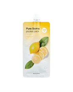 Ночная маска Pure Source Pocket Pack Lemon Missha