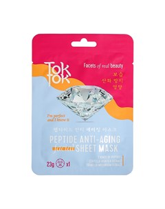 Тканевая маска Peptide Anti Aging Facial Sheet Mask Toktok
