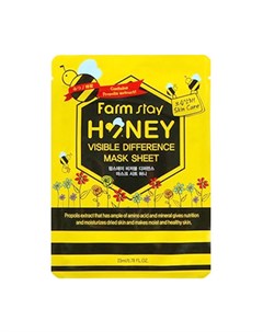 Тканевая маска Visible Difference Mask Sheet Honey Farmstay