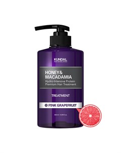 Кондиционер для волос Honey Macadamia Hair Treatment Pink Grapefruit Kundal