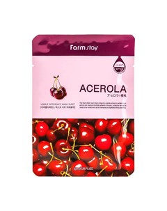 Тканевая маска Visible Difference Mask Sheet Acerola Farmstay