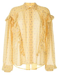 Блузка с цветочным принтом Preen by thornton bregazzi