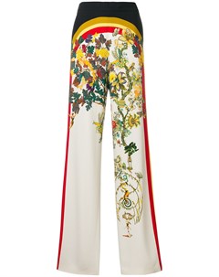 Широкие брюки с цветочным принтом Etro