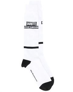Носки с логотипом White mountaineering