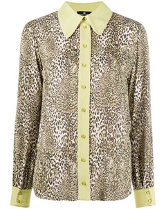 Блузка с леопардовым принтом Elisabetta franchi