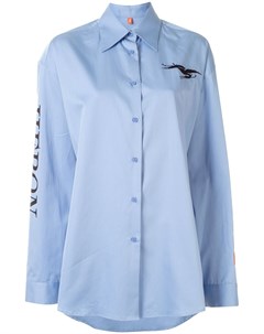 Рубашка оверсайз с вышитым логотипом Heron preston
