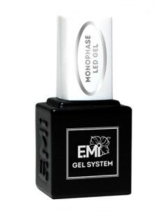 Гель для моделирования прозрачный в бутылочке MonoPhase LED Gel 9 мл Emi
