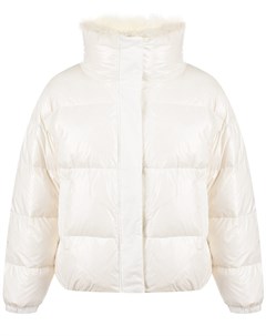 Короткая куртка белого цвета Yves salomon