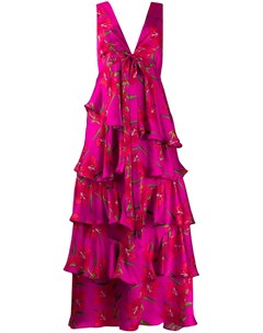 Платье Flavia с цветочным принтом и оборками Borgo de nor