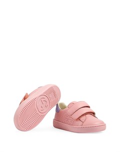 Кеды на липучках с логотипом Interlocking G Gucci kids