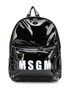 Рюкзак из ПВХ с логотипом Msgm kids