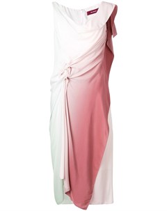 Платье с драпировкой и тонально градиентным принтом Sies marjan