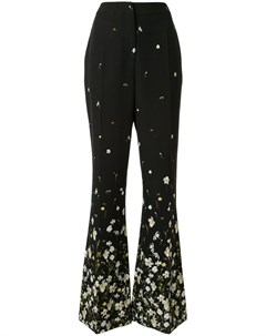 Расклешенные брюки с цветочным принтом Erdem