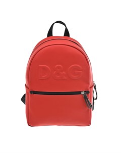 Красный рюкзак с логотипом в тон 35x26x10 см детский Dolce&gabbana