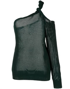 Сетчатый джемпер на одно плечо Givenchy