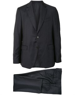 Полосатый костюм с однобортным пиджаком Salvatore ferragamo
