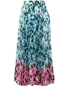 Плиссированная юбка с цветочным принтом Mary katrantzou