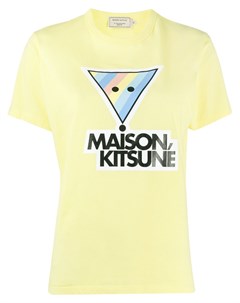 Футболка с графичным логотипом Maison kitsuné