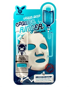 Маска тканевая увлажняющая для лица Aqua Deep Power Ringer Mask Pack 1 шт Elizavecca