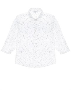 Белая рубашка с черными звездами детская Aletta