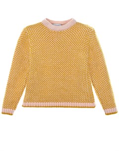 Желтый свитер из смесовой шерсти детский Paade mode