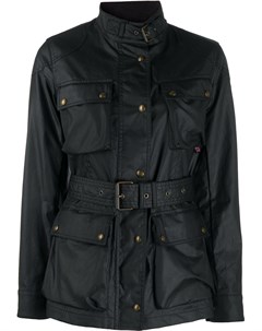 Однобортное пальто с поясом Belstaff