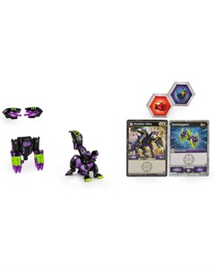 Игровой набор Ультра с Баку силой трехглавай черно фиолетовый пес Bakugan