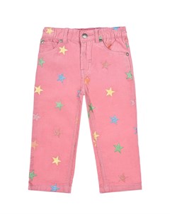 Розовые вельветовые брюки детские Stella mccartney