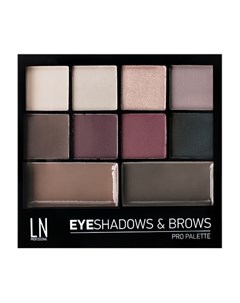 Набор для макияжа PRO PALETTE тени для век и воск для бровей тон 01 Ln professional