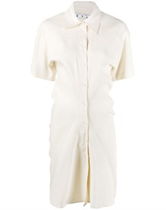 Платье рубашка со сборками Off-white