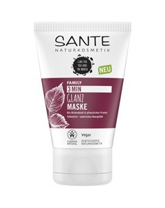 Экспресс маска для блеска волос с био берёзой и растительными протеинами Sante