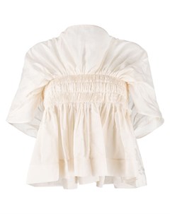 Расклешенная блузка со складками Molly goddard