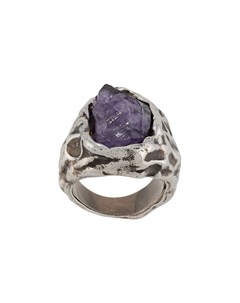 Фактурное кольцо с камнем Dsquared2