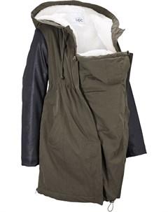 Куртка с отделкой из плюша для беременных Bonprix