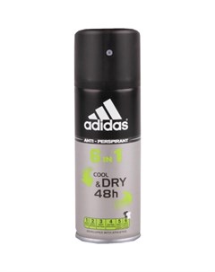 6in1 Cool Dry дезодорант антиперспирант спрей для мужчин 150 мл Adidas