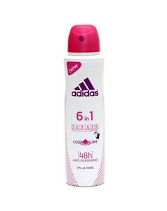 6in1 Cool Care дезодорант антиперспирант спрей для женщин 150 мл Adidas